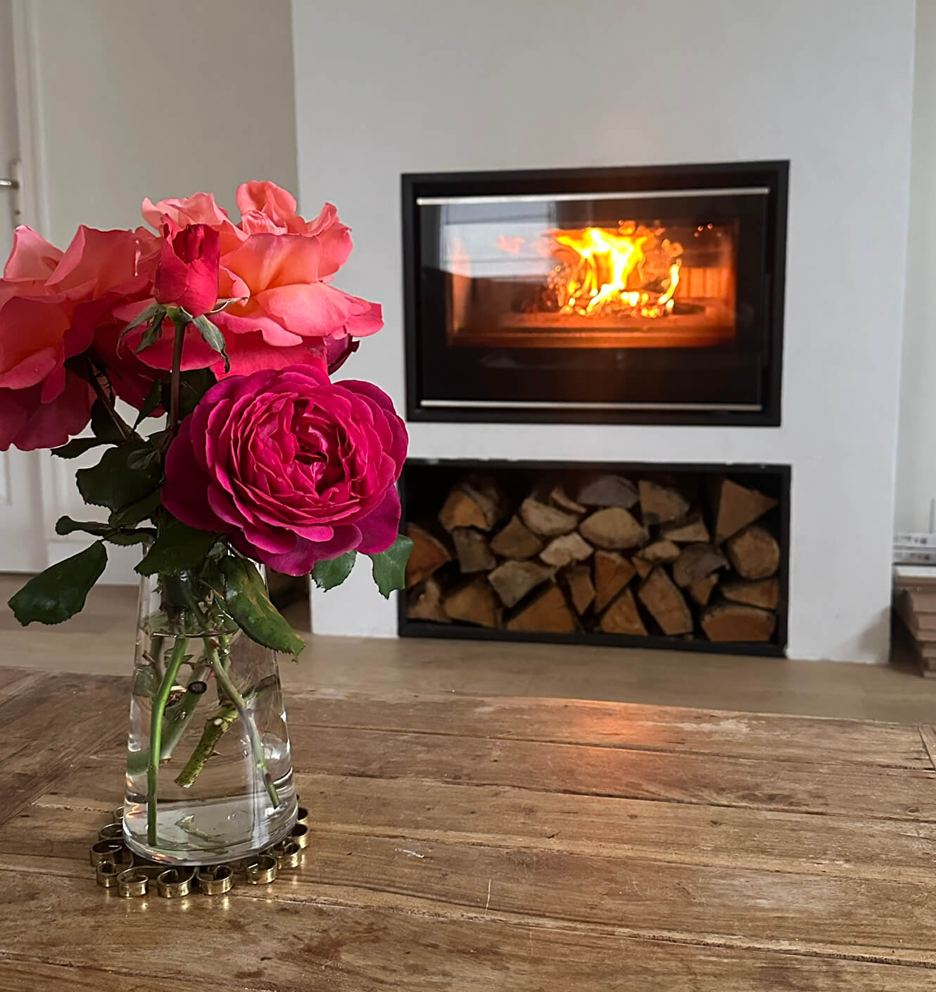 J&rsquo;ai allumé un feu